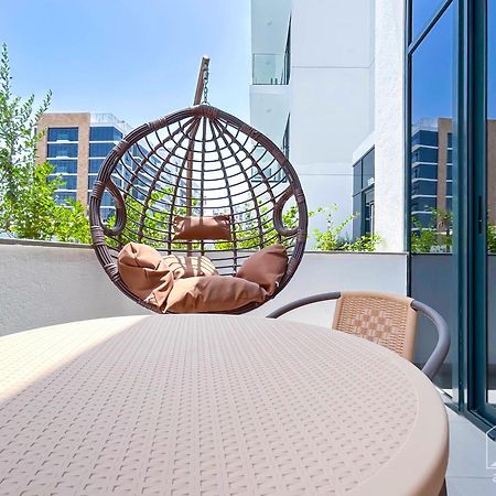Charming Studio With Balcony In Azizi Riviera Dubái Exterior foto