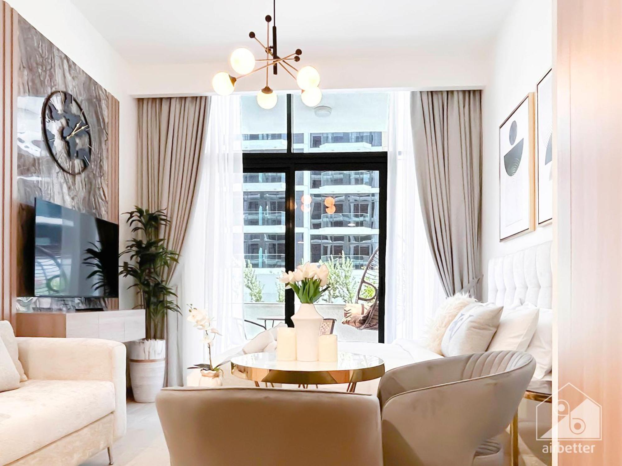 Charming Studio With Balcony In Azizi Riviera Dubái Exterior foto