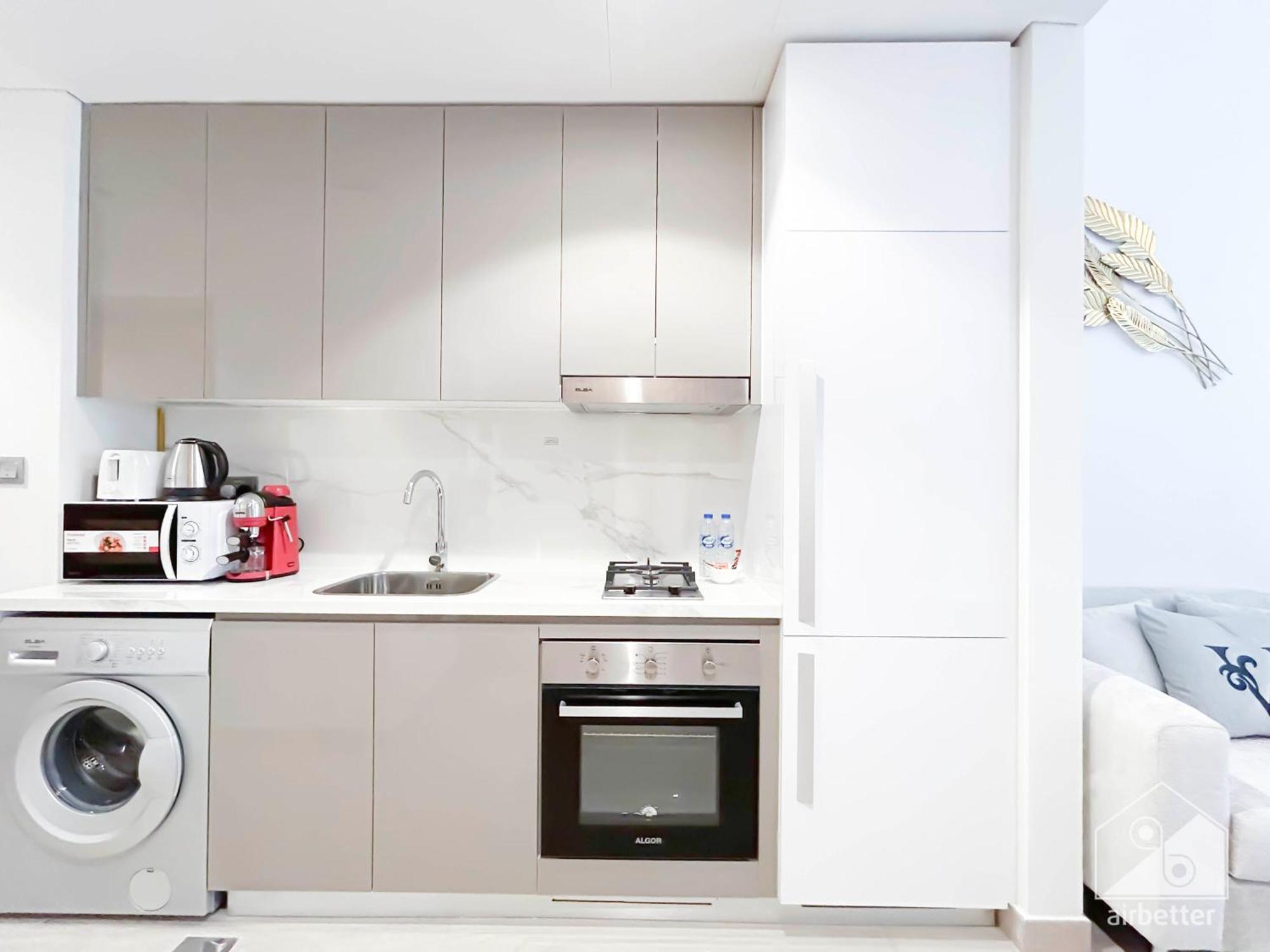 Charming Studio With Balcony In Azizi Riviera Dubái Exterior foto
